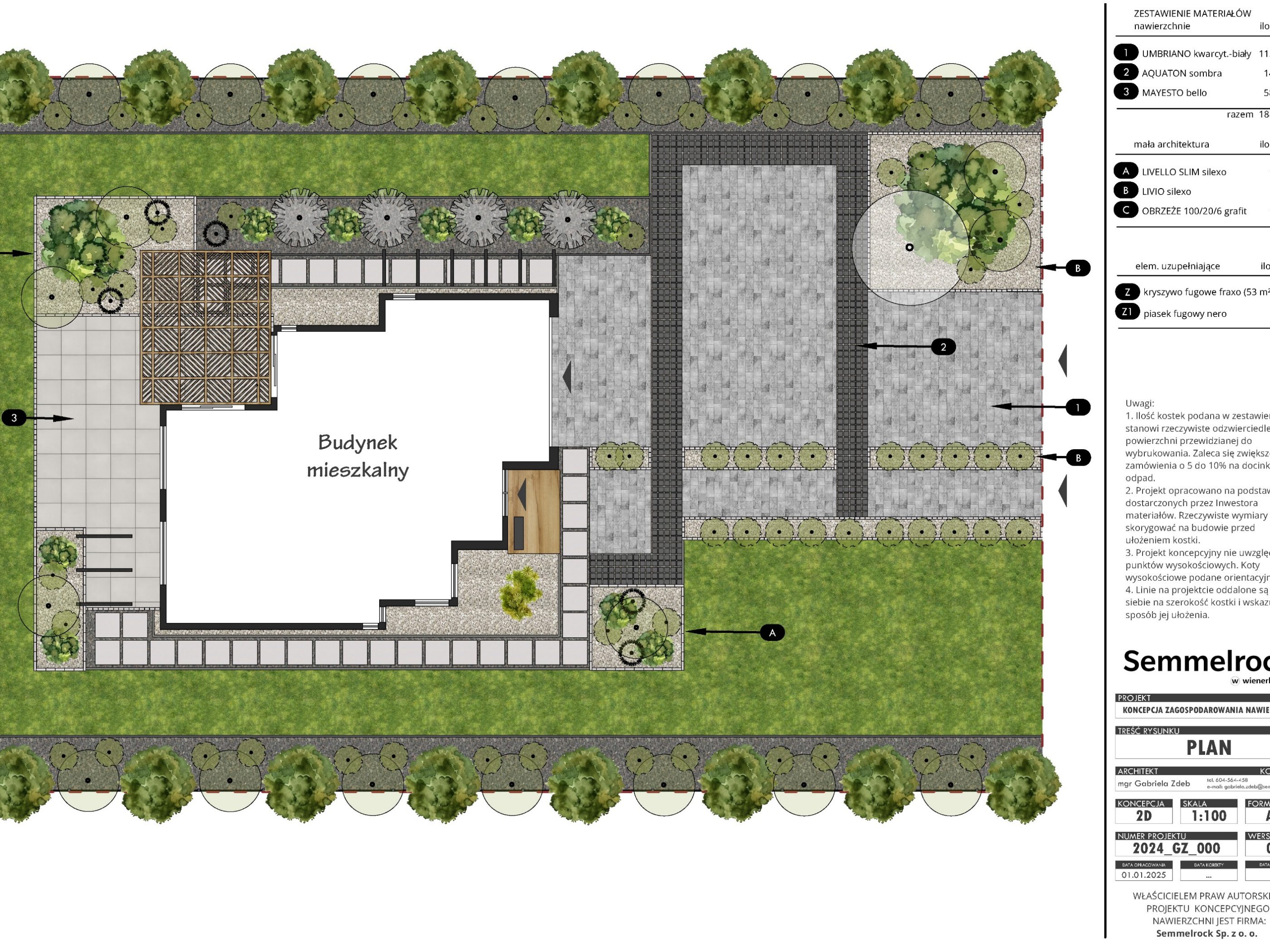 Usługa projektowa projekt
