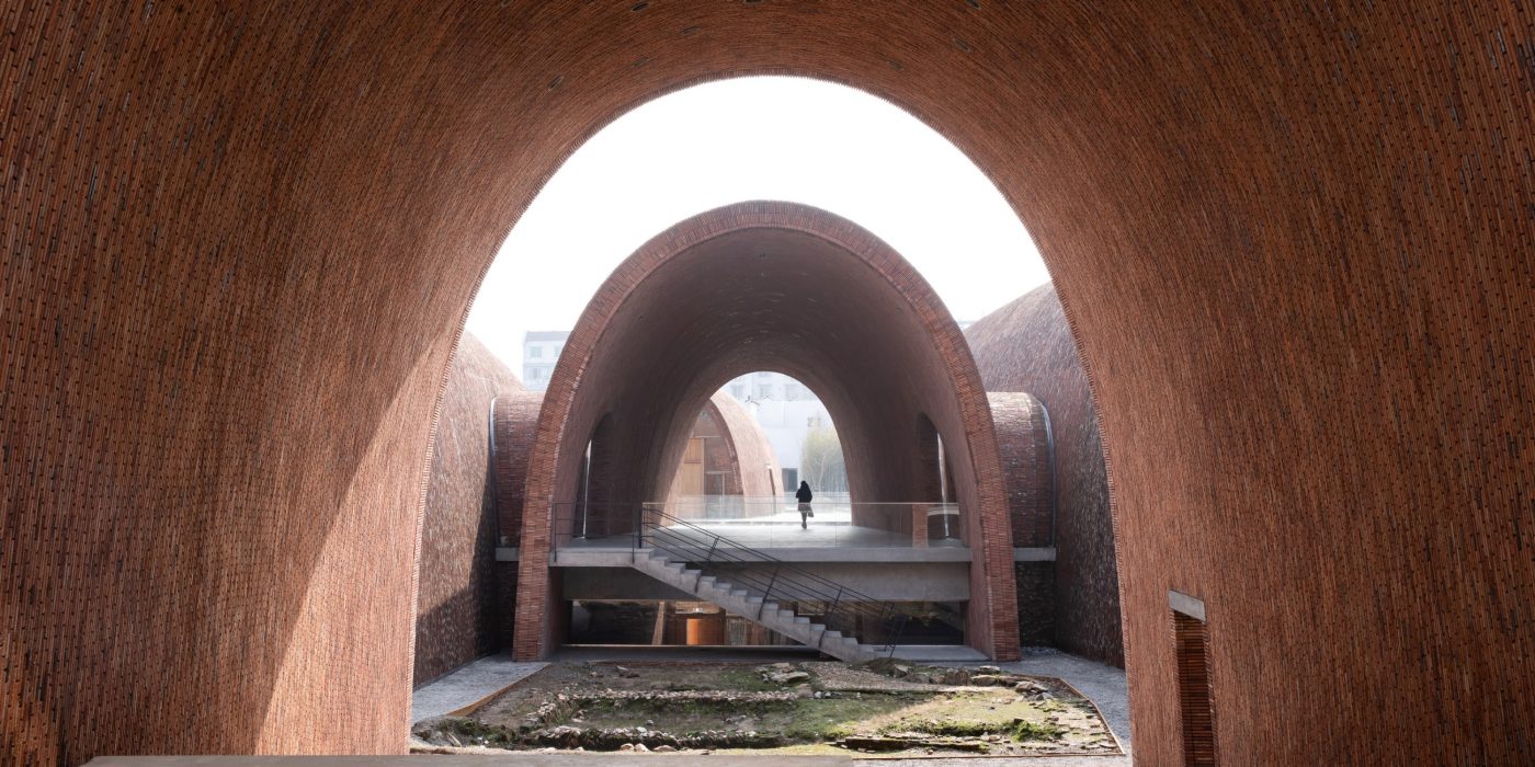 Jingdezhen Imperial Kiln Museum. Brick Award 22 Category "Sharing public spaces". Studio Zhu Pei. Outside view