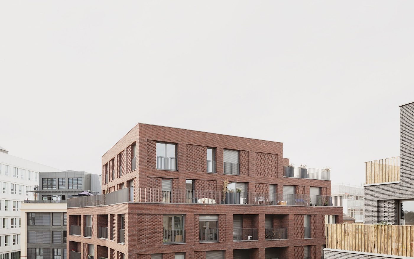 88 housing units Pantin, Brick Award 22 Category "Living together", Architects: Avenier Cornejo Architects, view at building