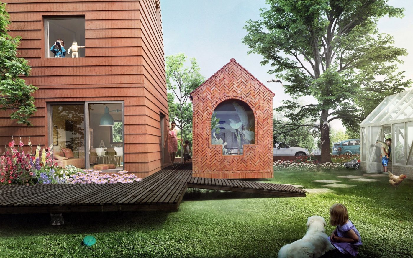 Brick Award 2023 Wyróżnienie Building Outside the Box Mikrodom, SENSE GROUP