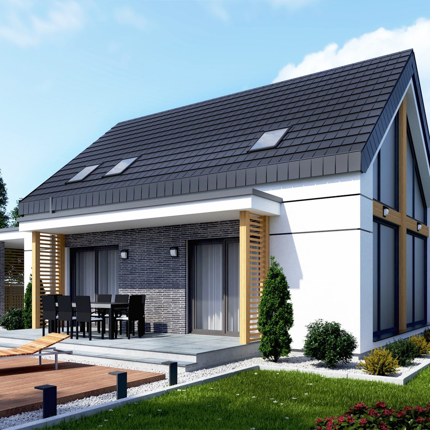 Wizualizacja projektu WELS pracowni PRO-ARTE - Dom na przyszłość Wienerberger