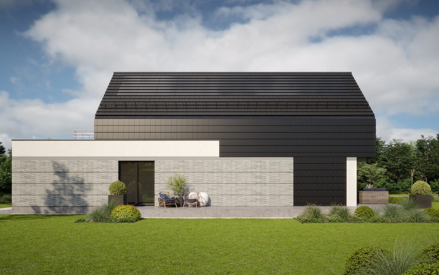 Wizualizacja projektu LK&1775 pracowni LK&Projekt - Dom na przyszłość Wienerberger