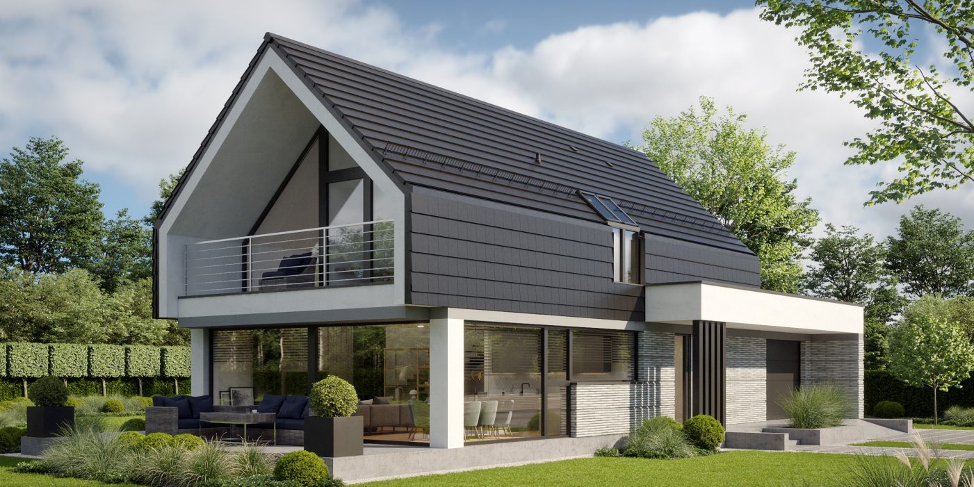 Wizualizacja projektu LK&1775 pracowni LK&Projekt - Dom na przyszłość Wienerberger