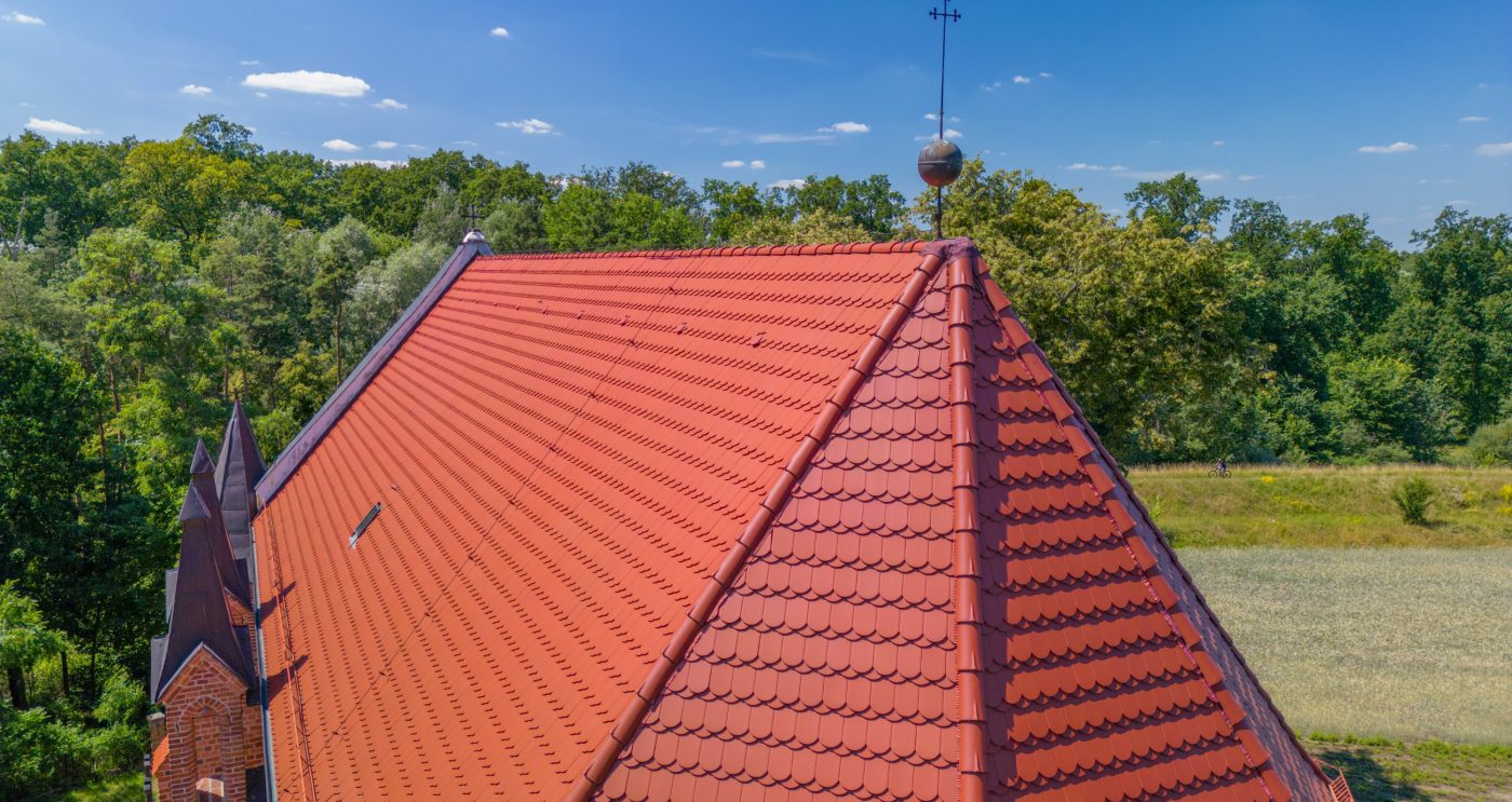 parish church Assumption of the Blessed Virgin Mary in Debno with beaver roof tile
