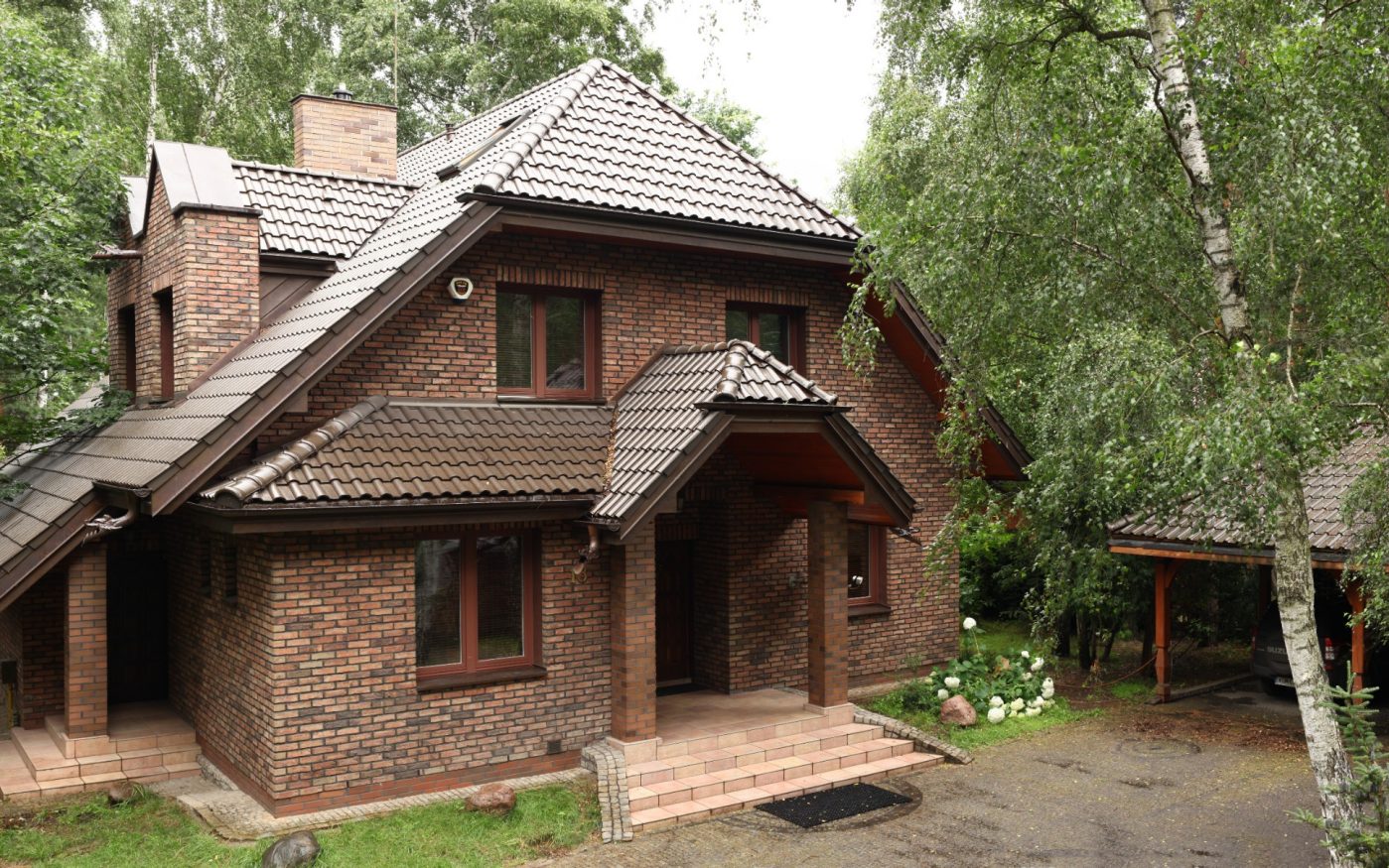 Single family house in Miedzyborow Poland made with Terca Gandawa brick