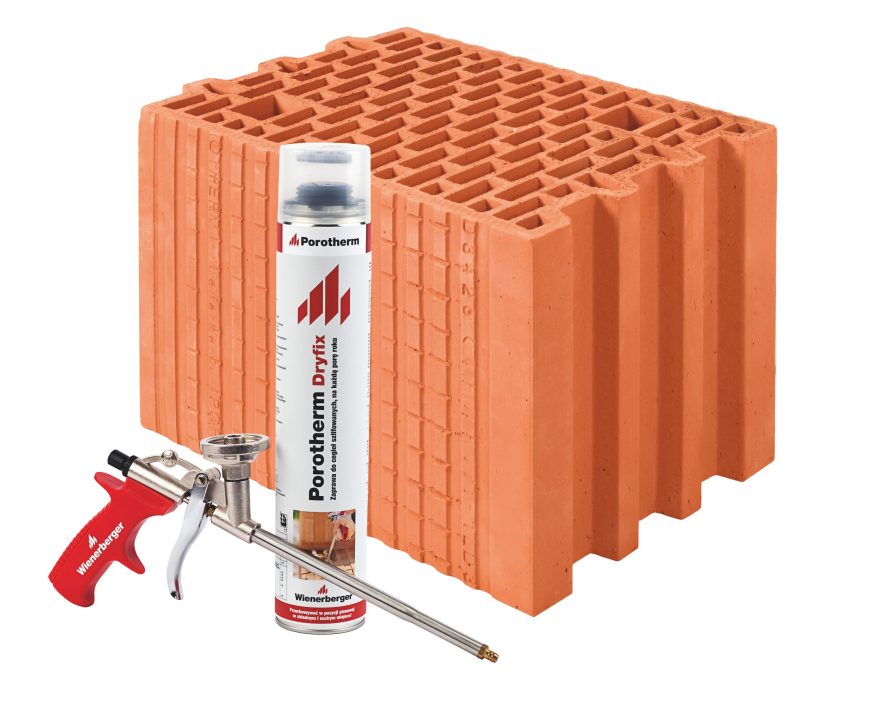 Pustak Porotherm 25 Dryfix z zaprawą