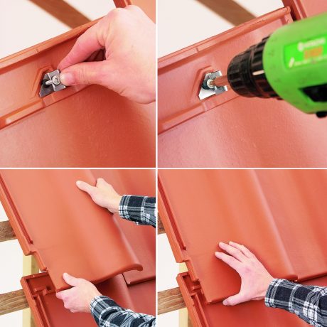 Sturmfix - Etapy mocowania dachówki