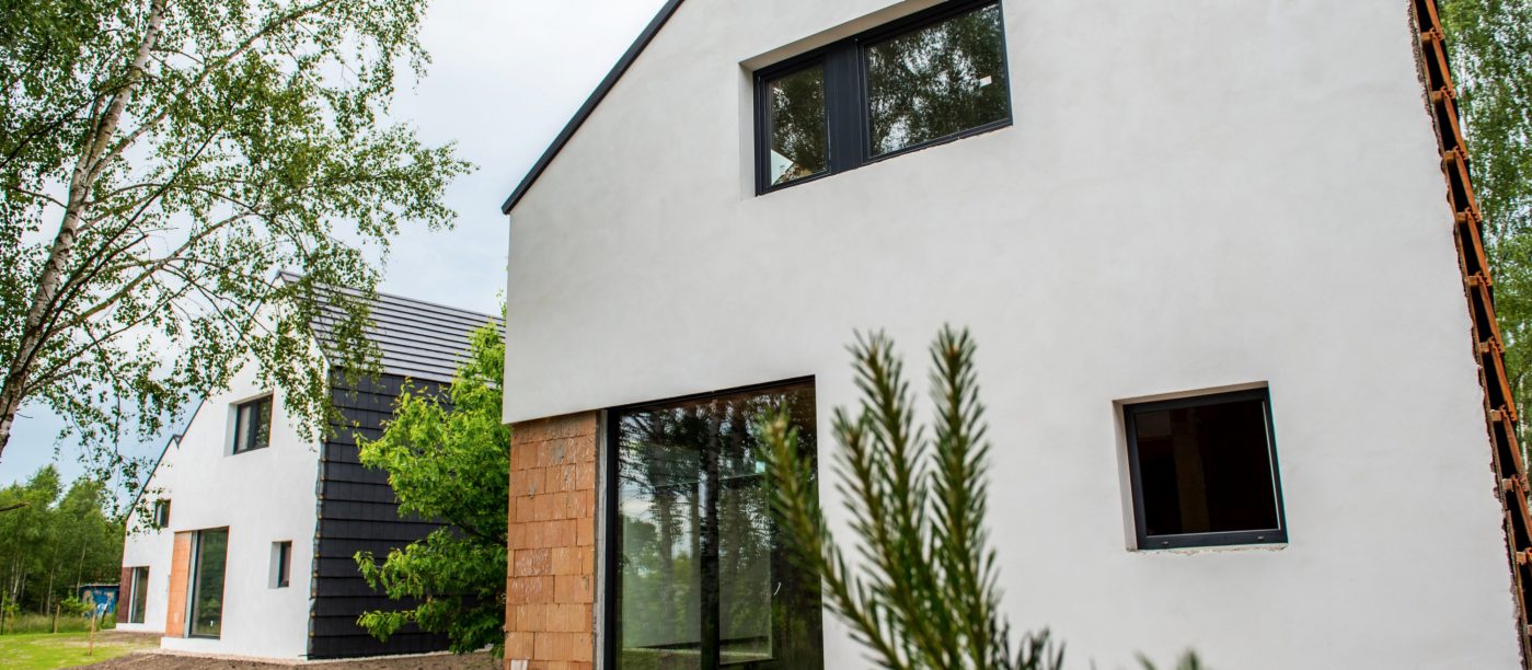 e4 houses in Cisie near Warsaw