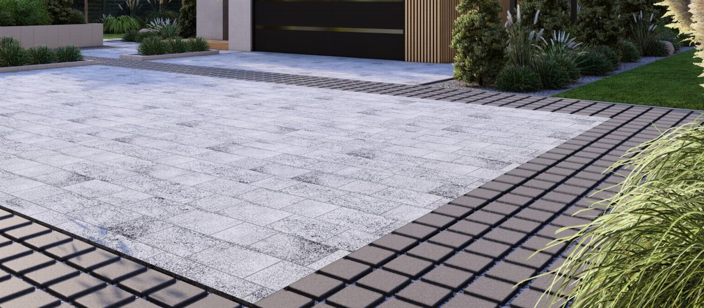 Aquaton, sombra; Umbriano, grafitowo-biały