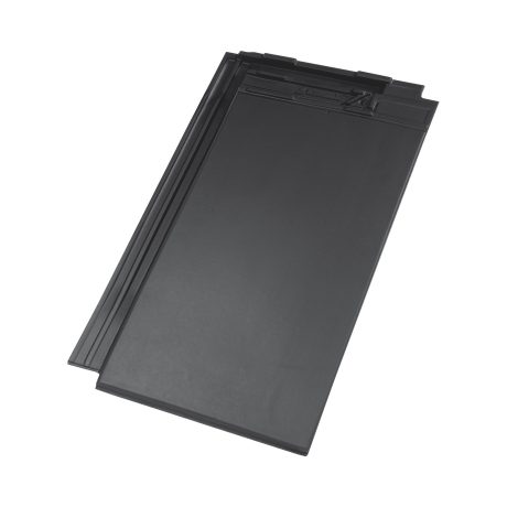 Dachówka płaska, Orea 9, antracytowa matowa angoba, cena brutto ok. 60 zł/m2