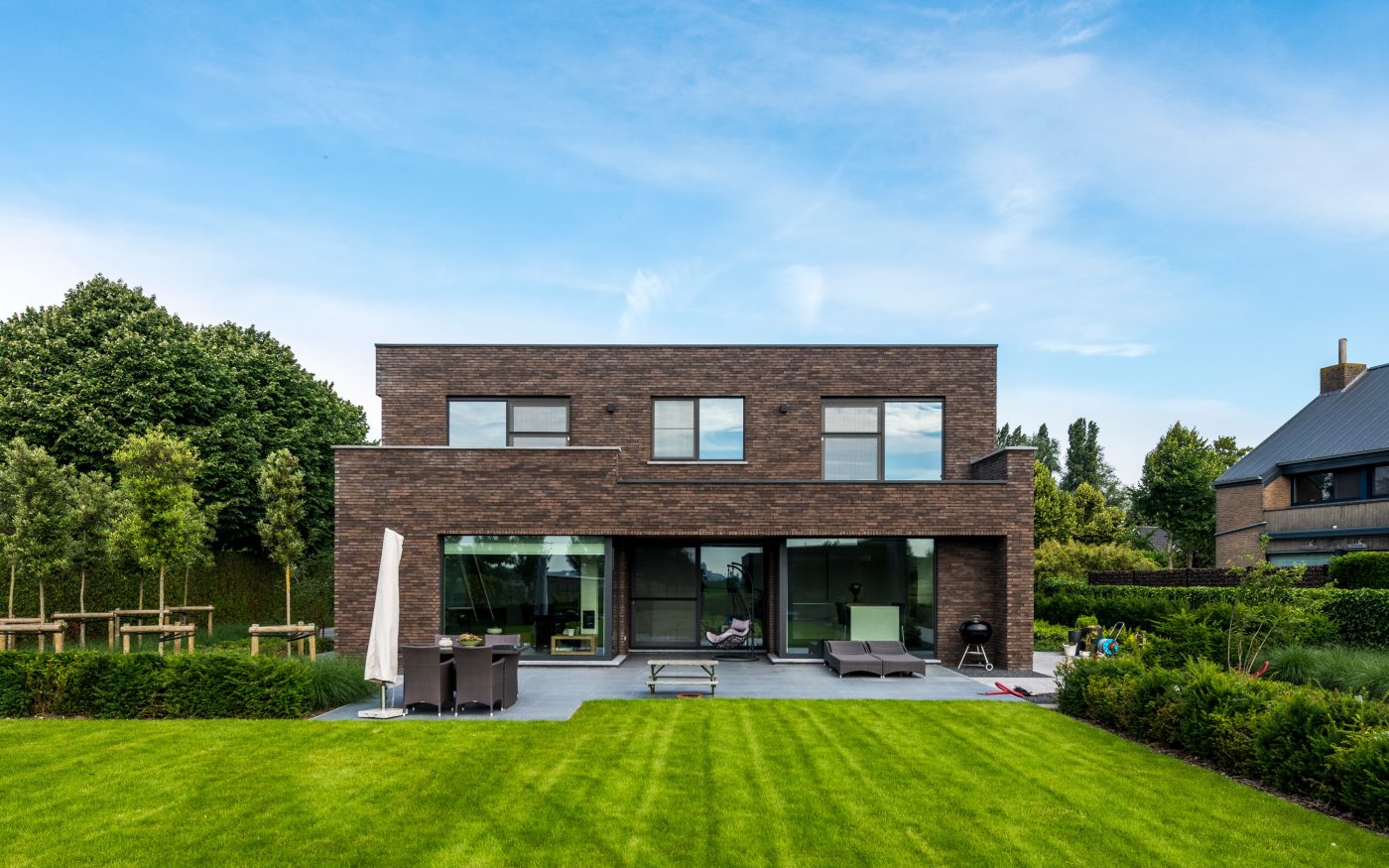 Fot. 6. Terca Iluzo brązowo-grafitowa, arch. Architectenburo Acke - Van Wynsberghe, Assenede 