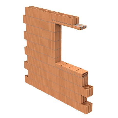 Nadproże i parapet, Porotherm 25 3x1/3 P+W