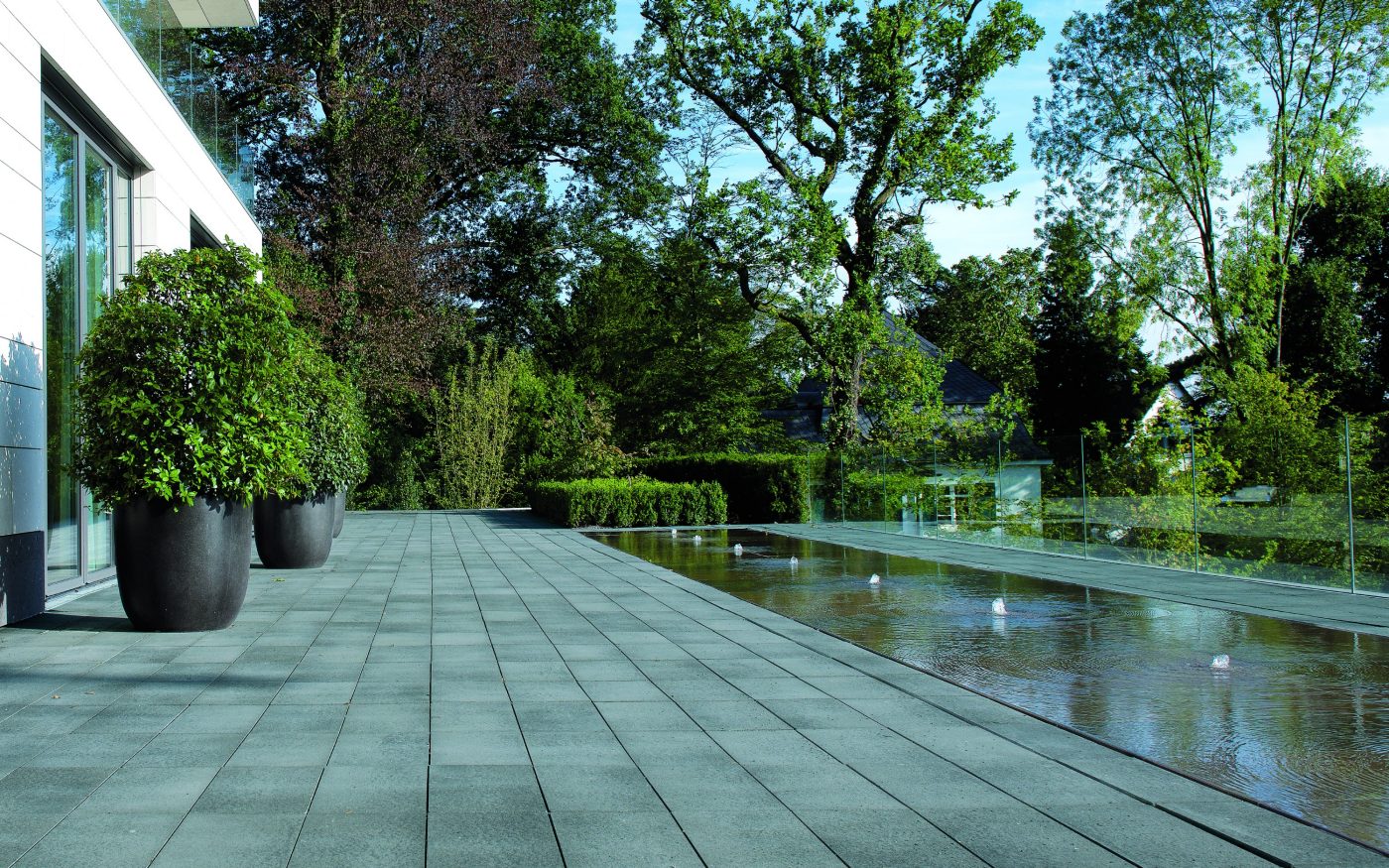 Płyty brukowe Umbriano, kolor: grafitowo-biały