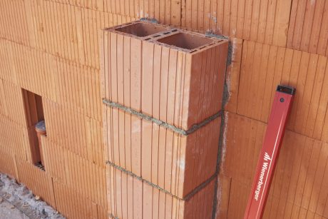 Popularna ściana 2-warstwowa w systemie Porotherm