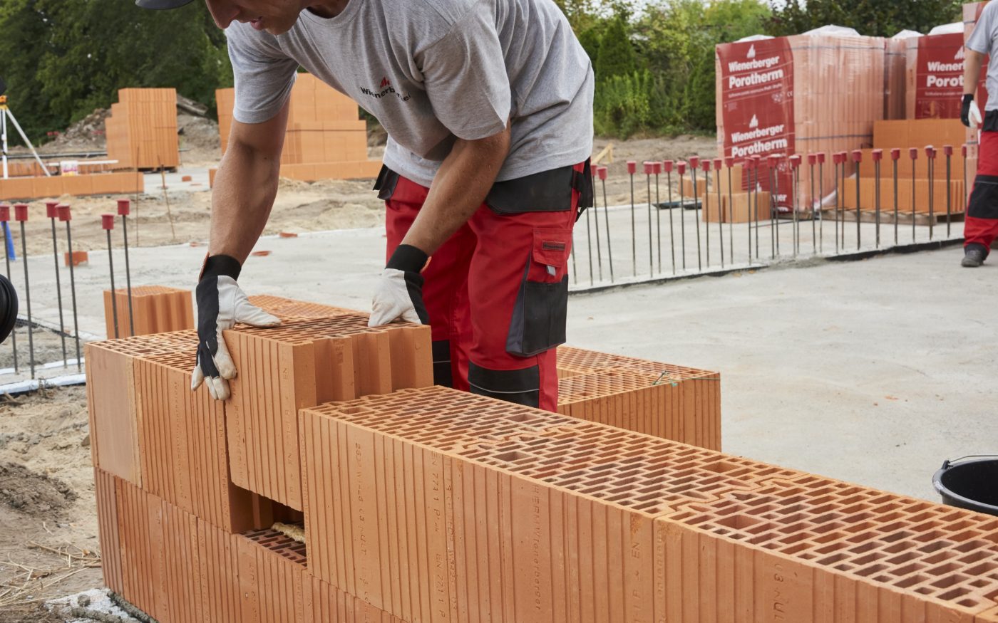Popularna ściana 2-warstwowa w systemie Porotherm