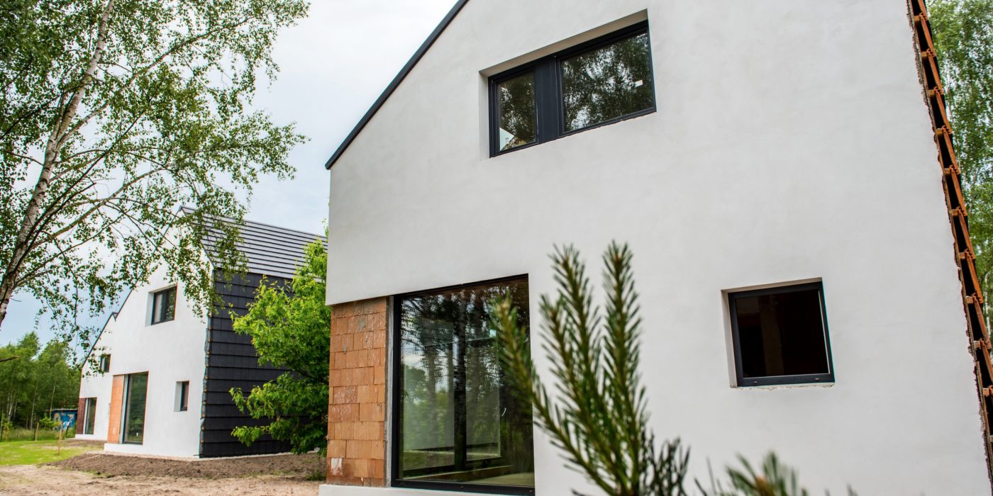 e4 houses in Cisie near Warsaw