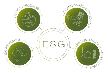 Grafika ESG - 4 filary