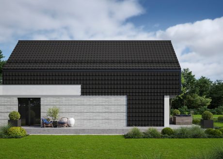 dom na przyszłość render LK&1775 z dachówką V9