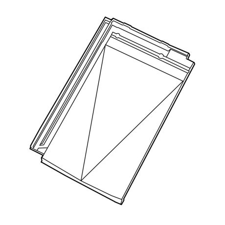 ikona dachówka V9 rysunek