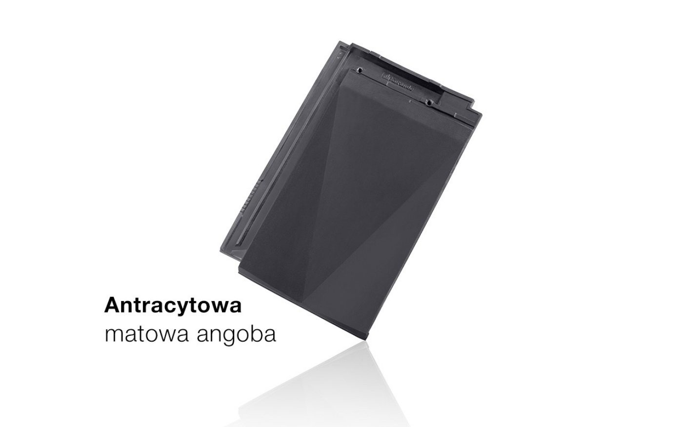 Dachówka nowoczesna Koramic V9 antracytowa matowa angoba