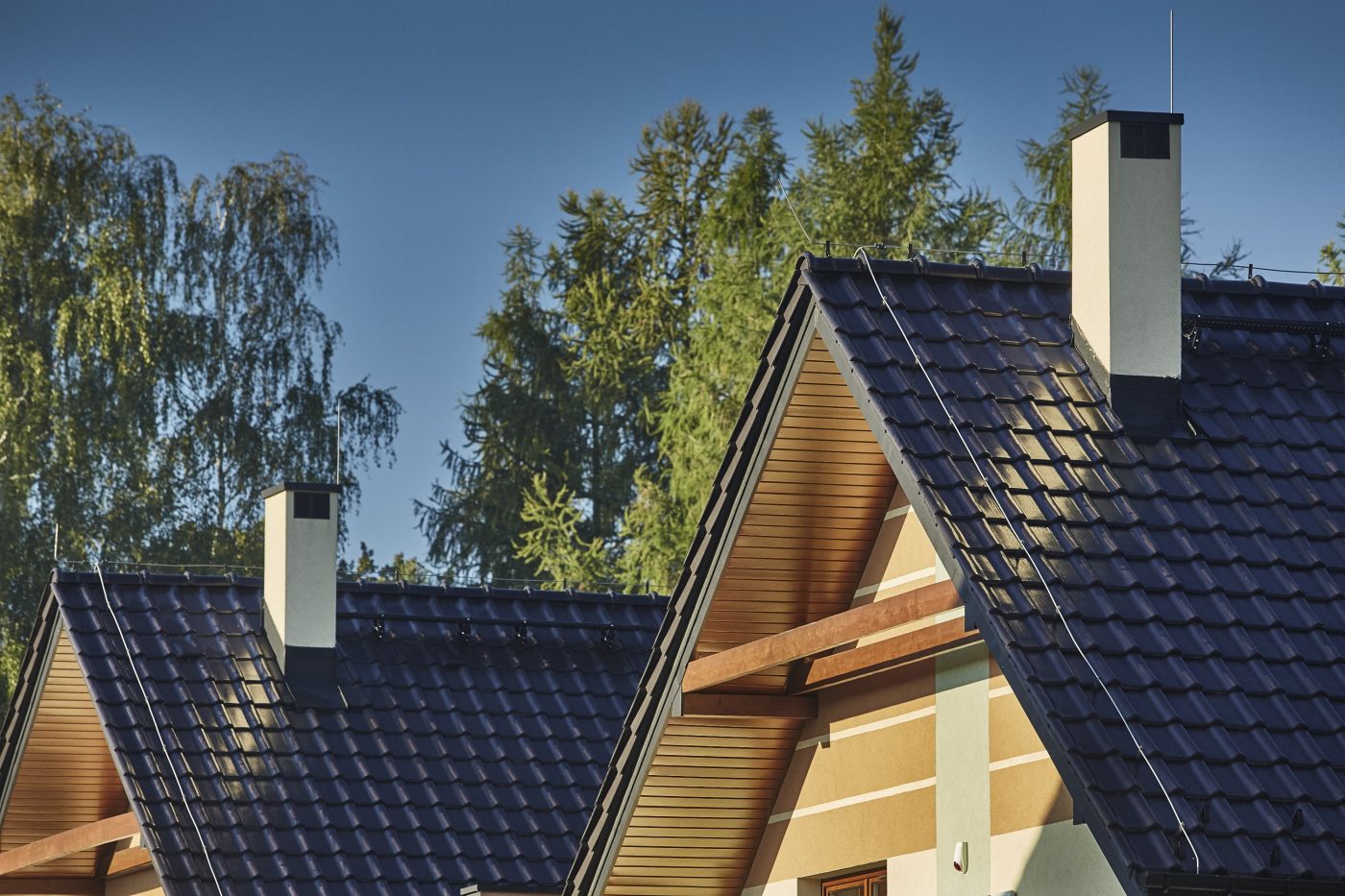 Osiedle domów jednorodzinnych pod Krakowem z dachówką Koramic Alegra 9