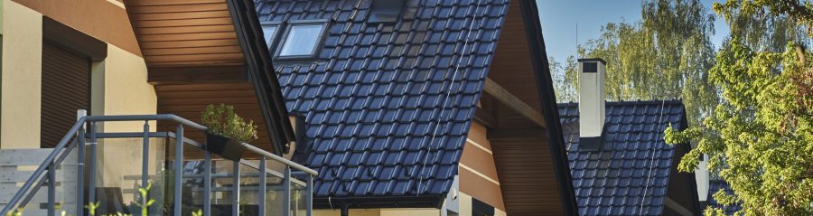 Osiedle domów jednorodzinnych pod Krakowem z dachówką Koramic Alegra 9