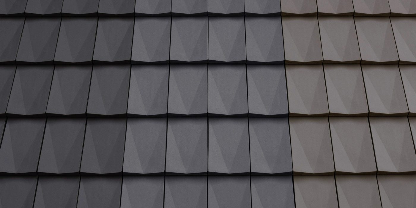 V11 3 kolory połaci dachowej Antracyt, Bazalt i Tytan