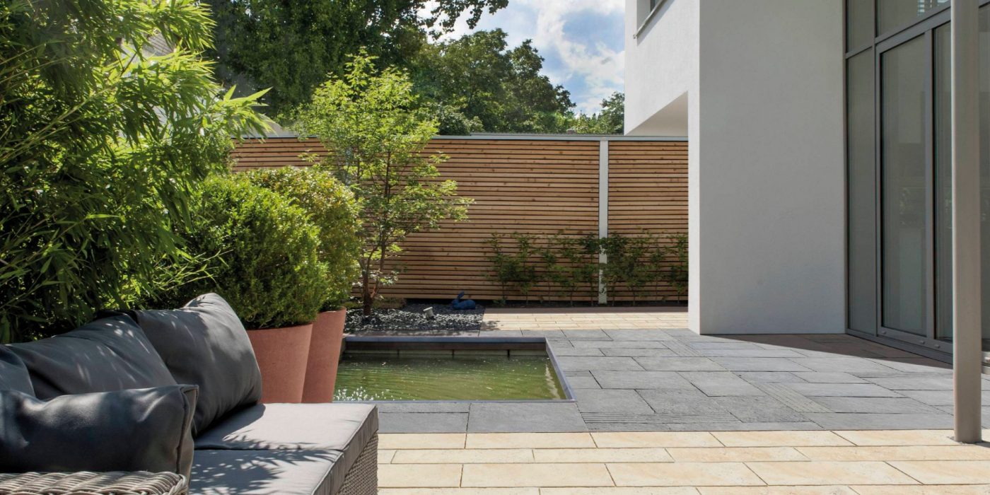 Płyty tarasowe Bradstone Travero Grande, kolor: piaskowy melanż