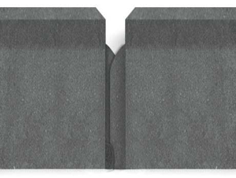 Elementy zespolenia - "odstępniki", widok z boku