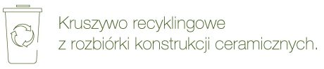 Kruszywo recyclingowe z rozbiórki konstrukcji ceramicznej