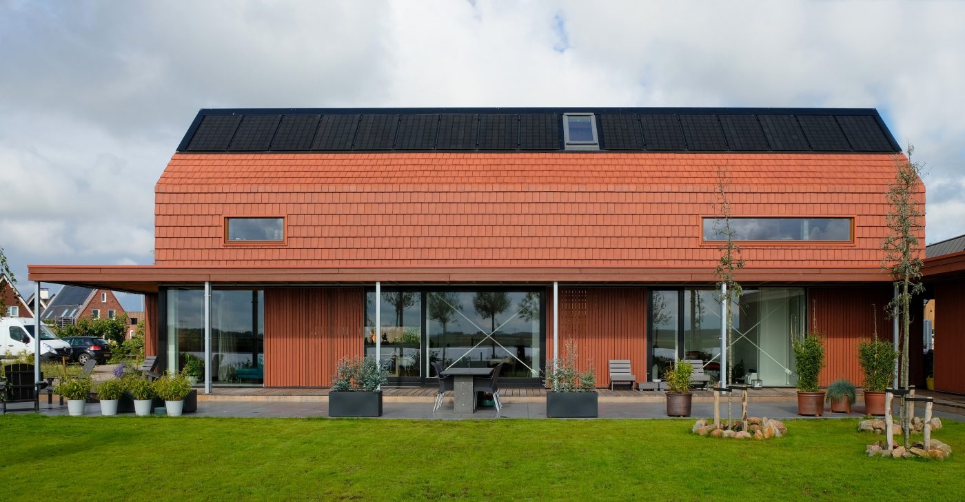 New Construction Open - Detached House | Meerstad | Architect: Architectuurstudio SKA | Contractor: Buildingcompany van Dijk | Rooftile: Vauban gewolkt engobe