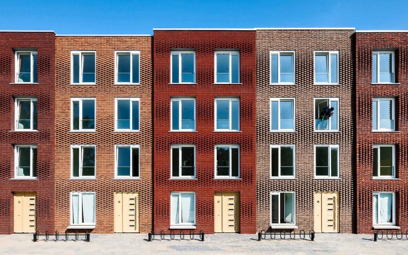 Domy dla studentów Ryelanden w Utrechcie, Holandia