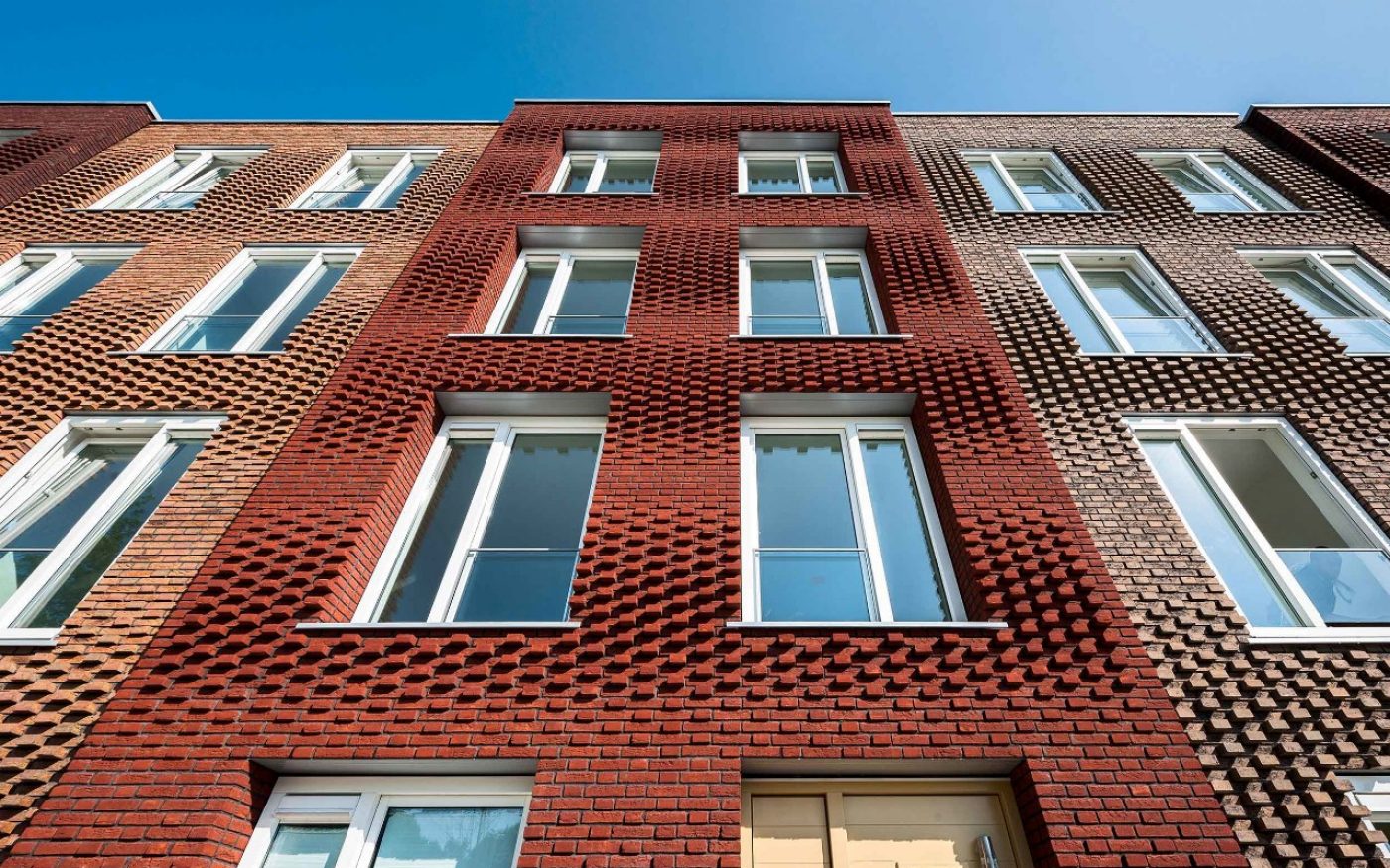 Domy dla studentów Ryelanden w Utrechcie, Holandia