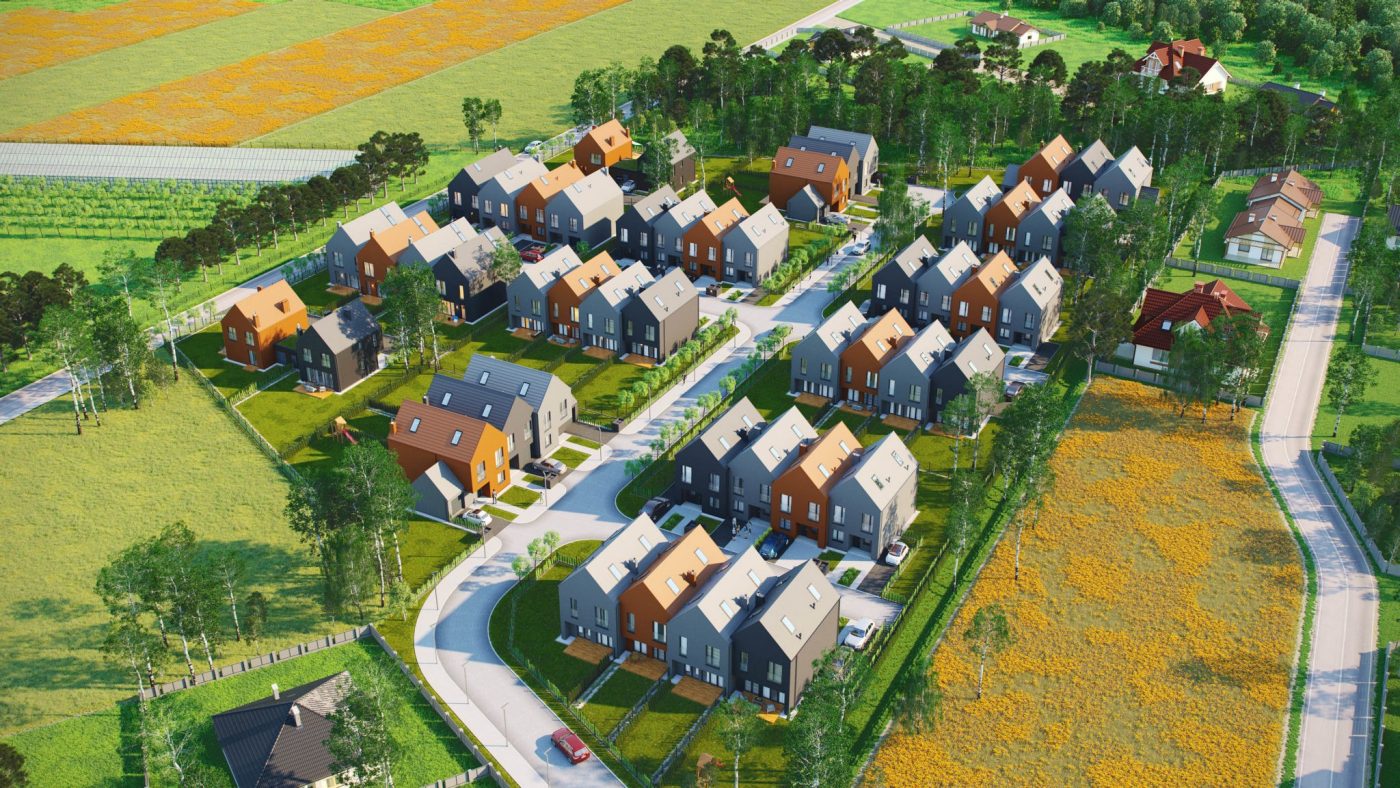 Ostoja Kampinos wizualizacja osiedla