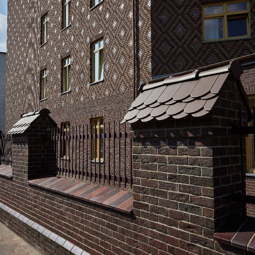Hospital in Katowice Poland made with Kartago and Malaga facing bricks