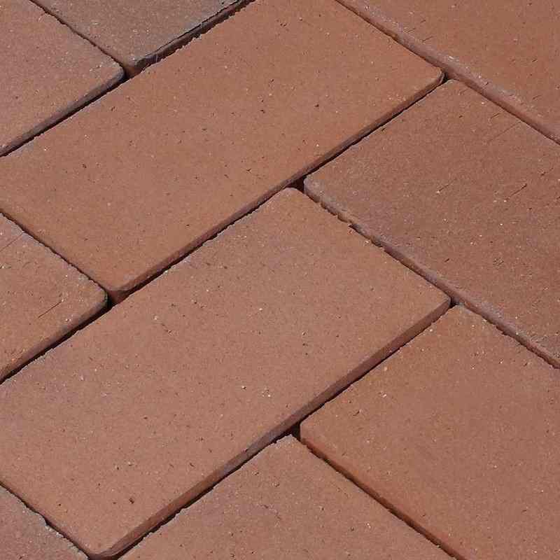 Bruk klinkierowy Penter Heide, czerwony melanż