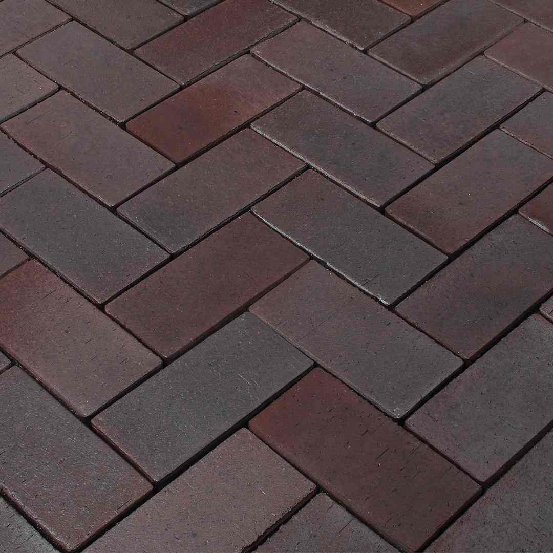 Bruk klinkierowy Penter Potsdam brązowo-fioletowy