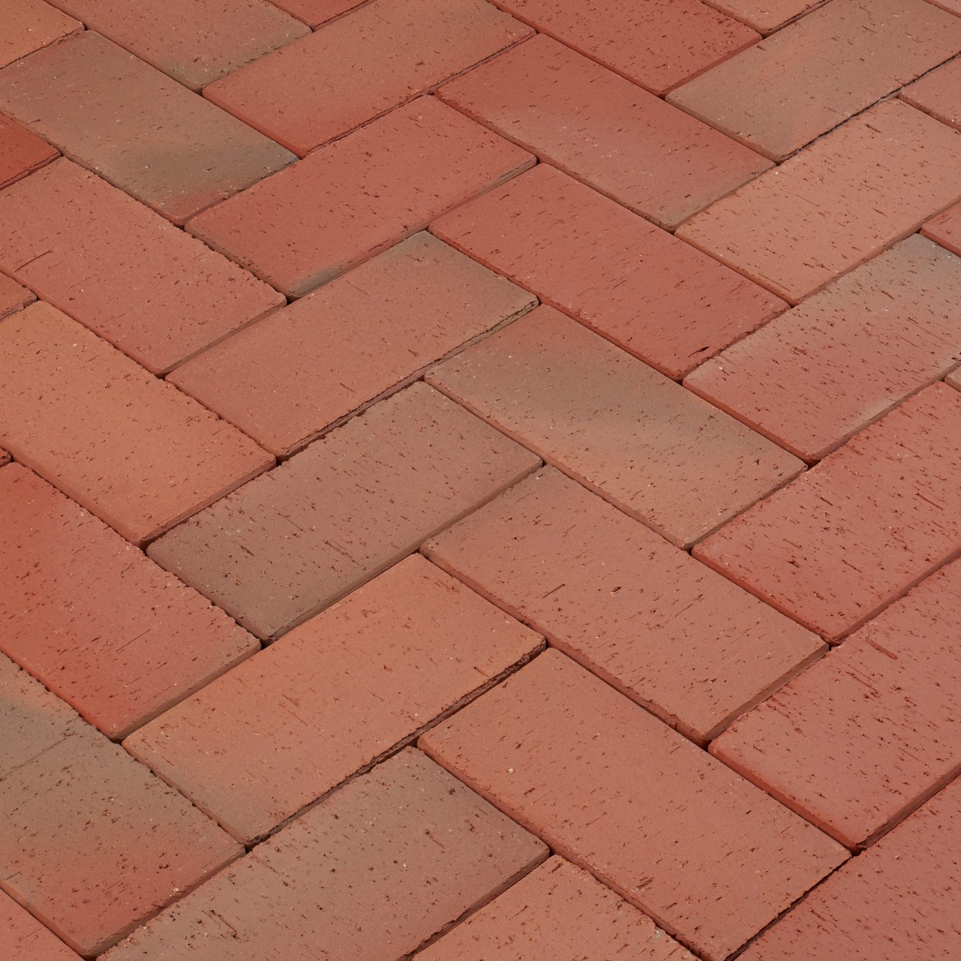 Bruk klinkierowy Penter Rostock czerwono-niebieski