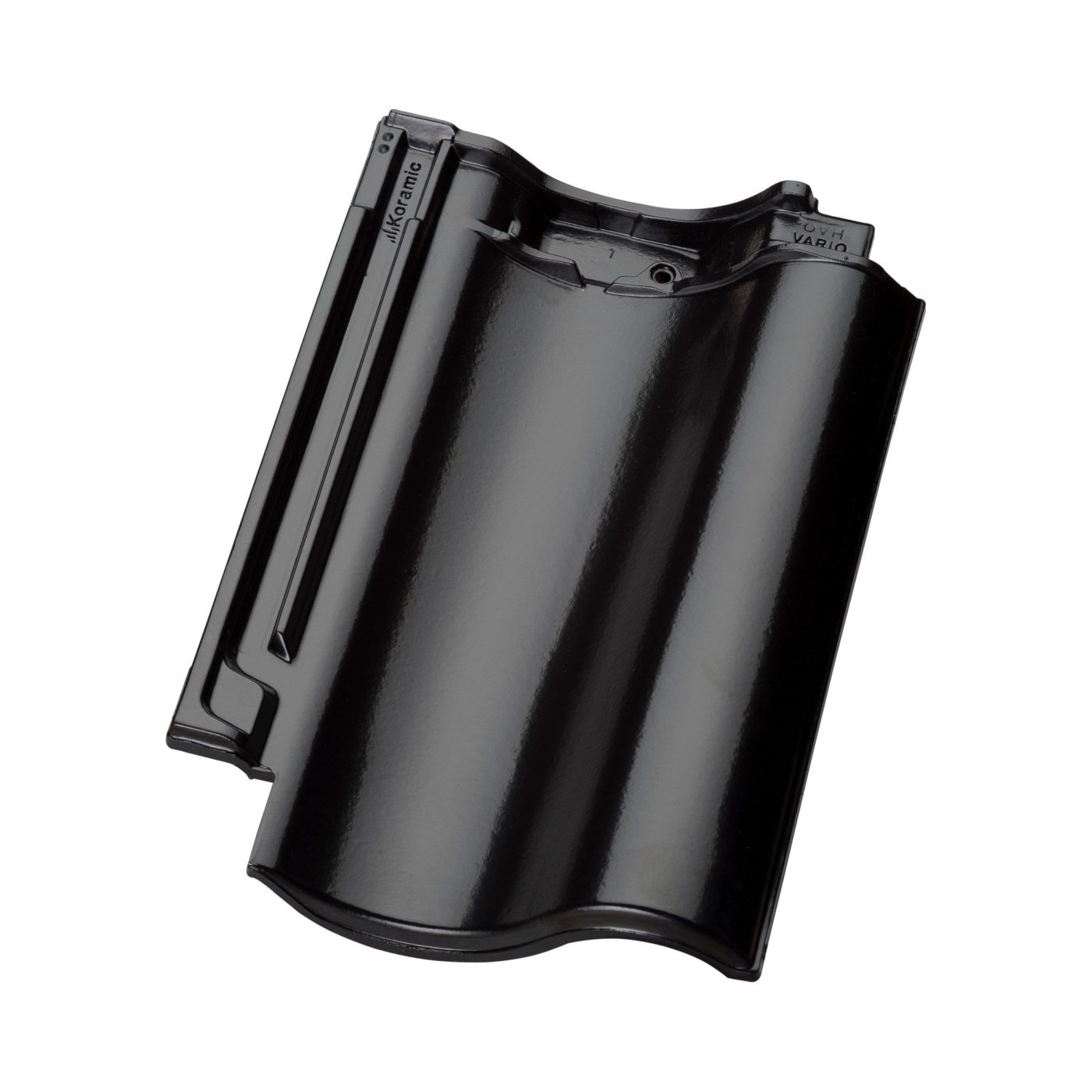 OVH Vario roof tile black noble engobe
