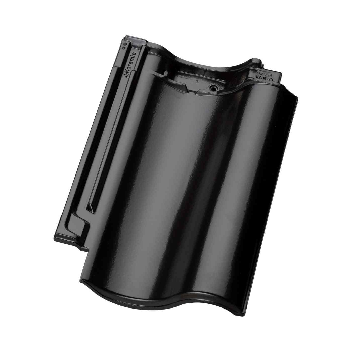 OVH Vario roof tile black noble engobe