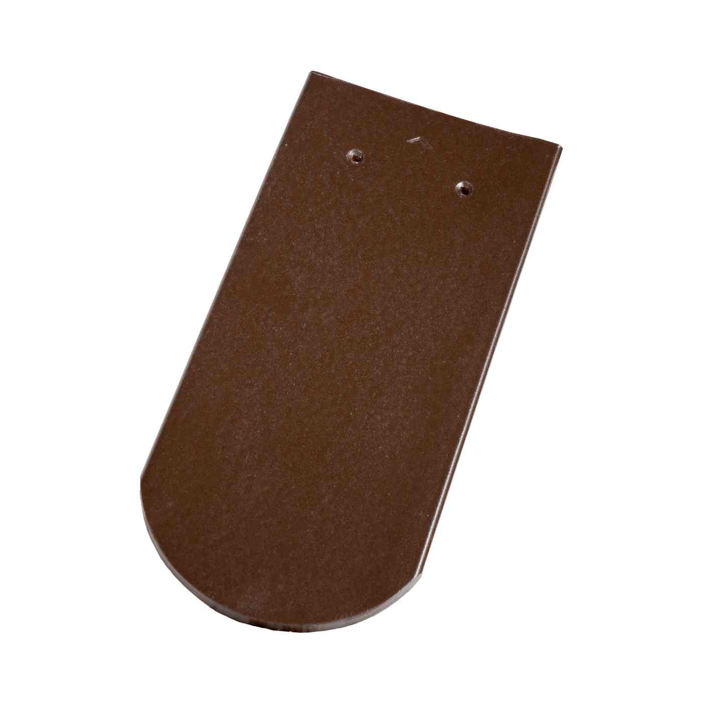 Karpiówka półokrągła brązowa angoba