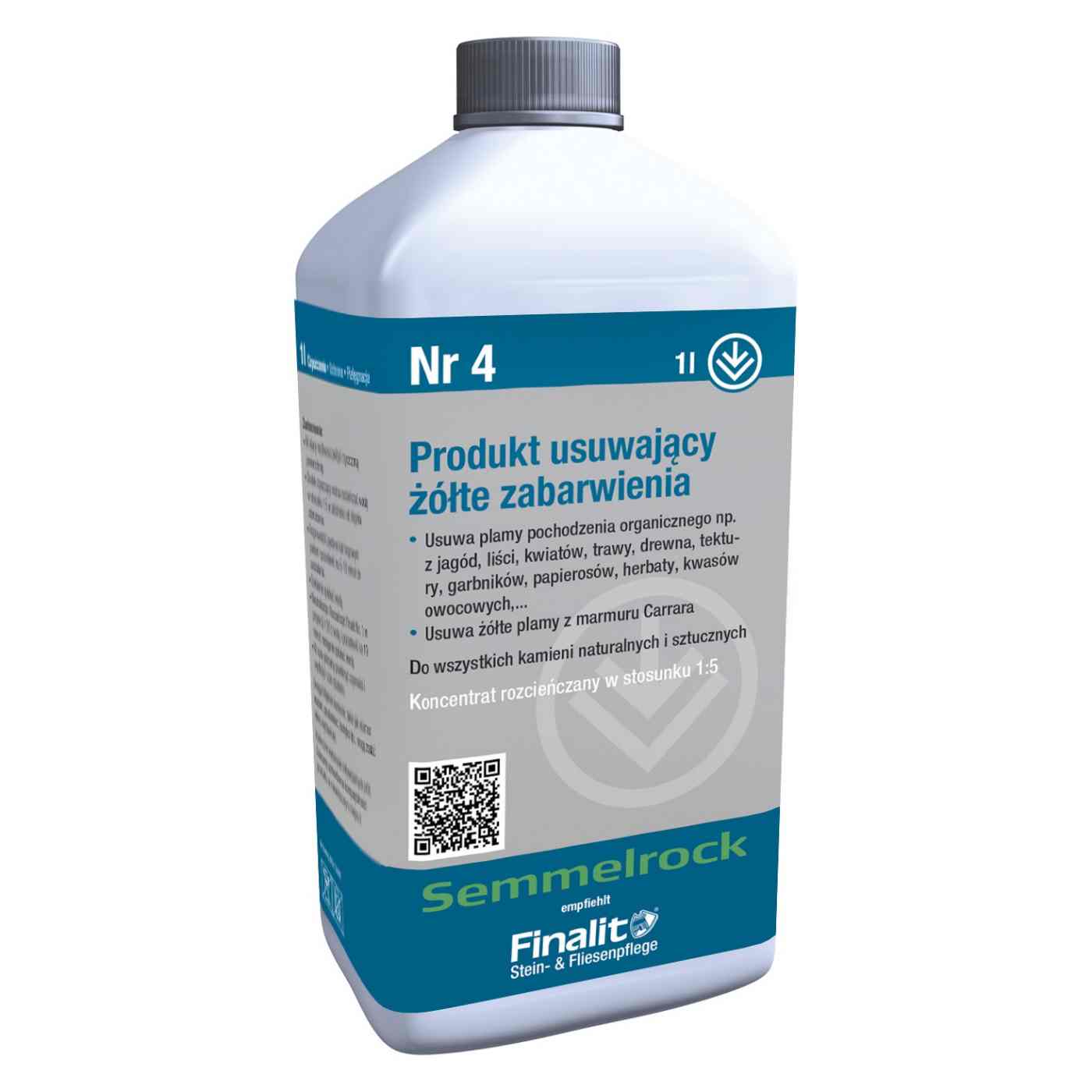 Finalit Nr 4 Środek czyszczący do żółtych plam (kwasowy)
