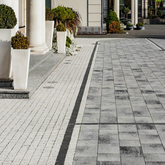 Hotel Mansor, Ząbki, Umbriano kolor grafitowobiały