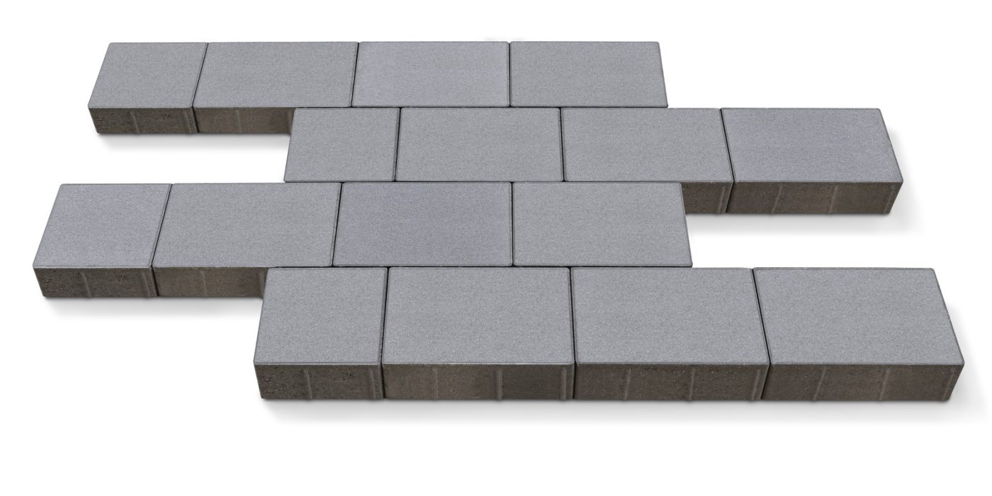 Kostki brukowe Senso kolor platino