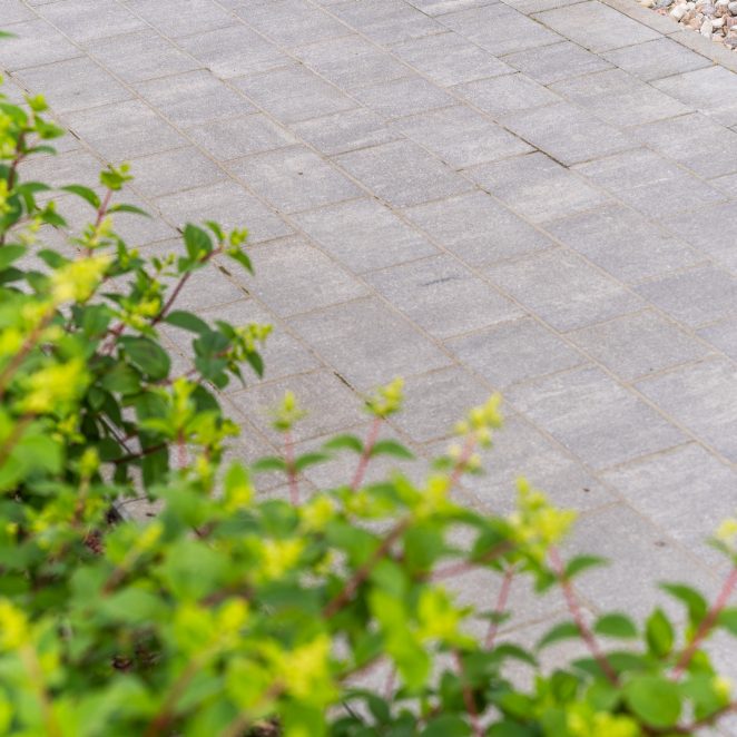 Nawierzchnia kostka brukowa Semmelrock na osiedlu Polanki w Gdyni - senso margo