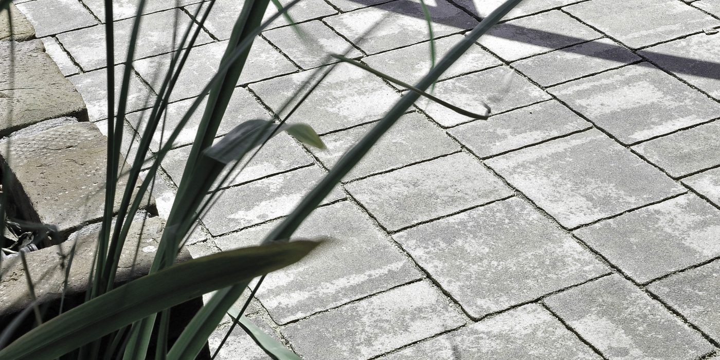 Kostki brukowe Appia Antica kwarcytowy szary