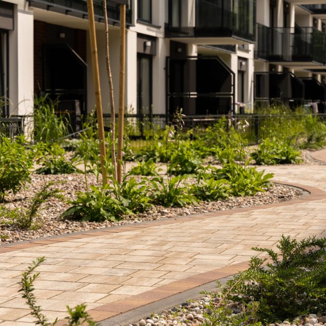 Osiedle Pruszcz Park - Semmelrock Lundo milo, Pavimo tramonto