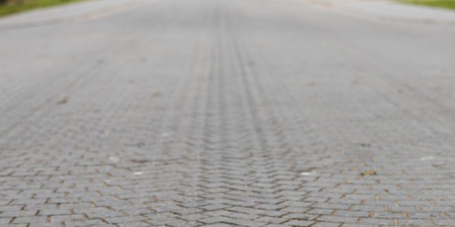 Nawierzchnia Semmelrock ulicy w Zblewo - arte antracyt