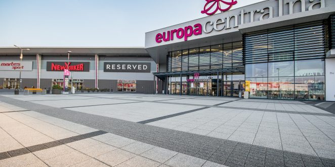 Europa Centralna Centrum Handlowe, Gliwice, La Linia kolor jasny granit