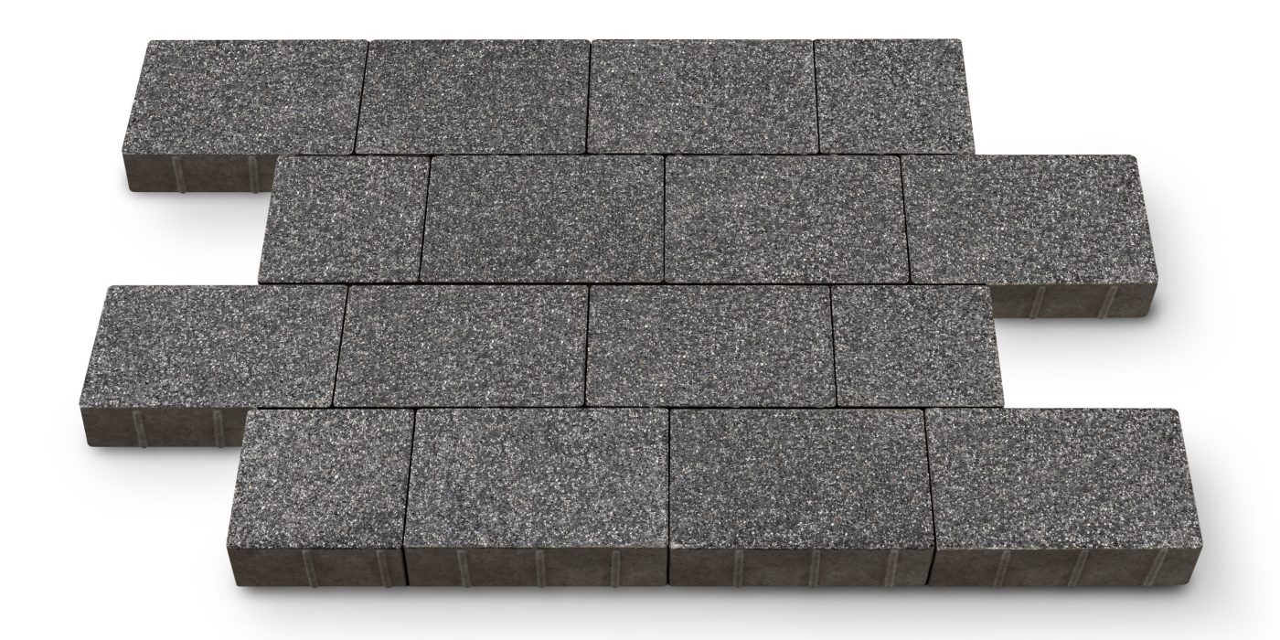 Kostki brukowe La Linia kolor antracytowy bazalt